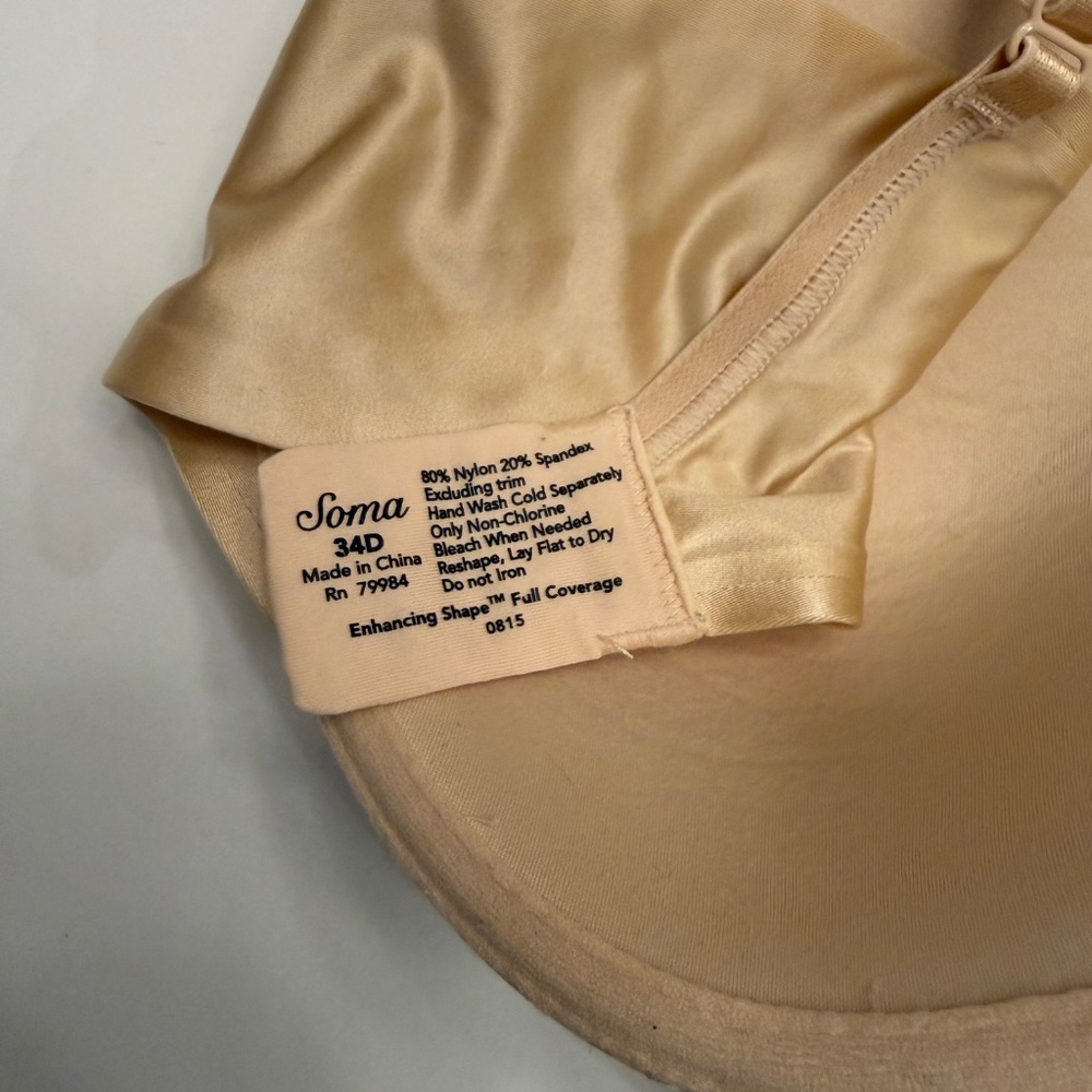 Soma Enhancing Shape Full Coverage 34D nude - Picture 3 of 3